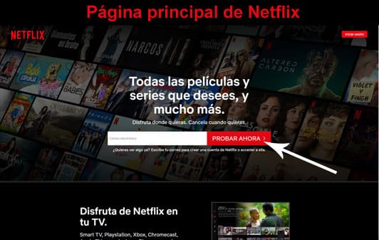 Netflix-Website