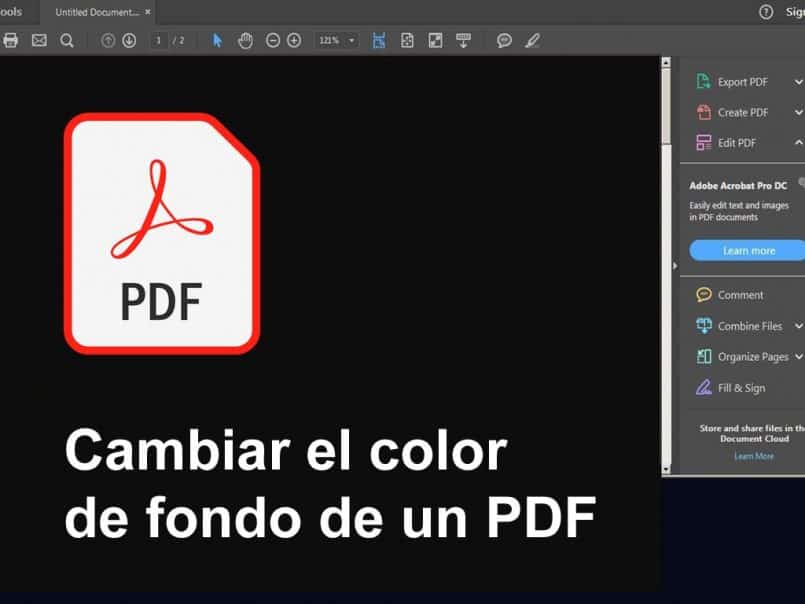 donkere modus pdf achtergrondkleur