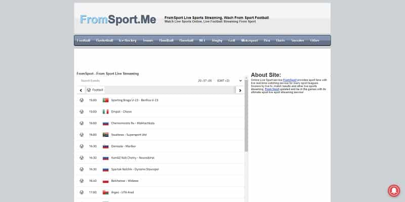 FromSport ver fórmula 1 Online