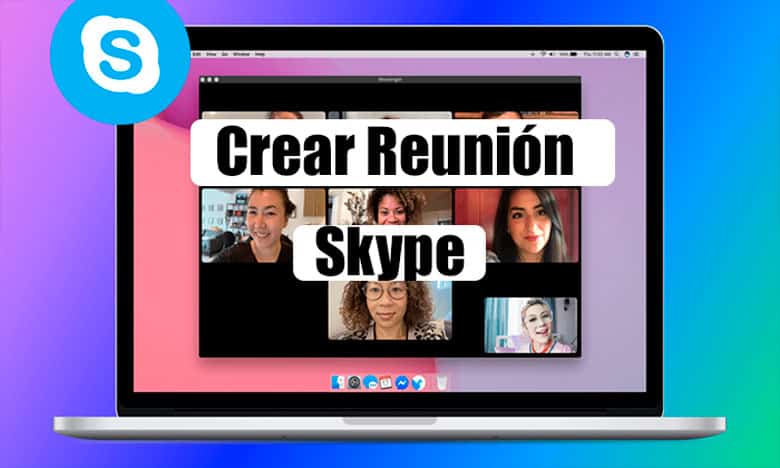 crear reunion skype