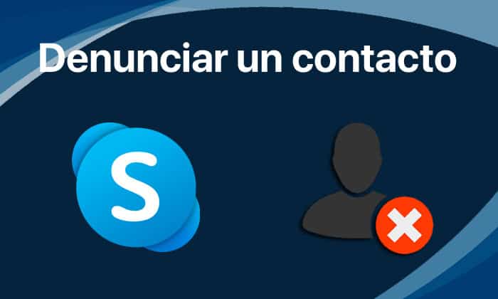 report skype contact