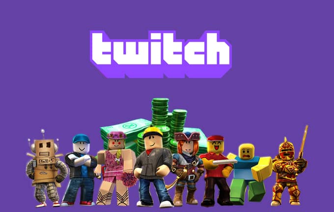 roblox และ twitch robux ฟรี