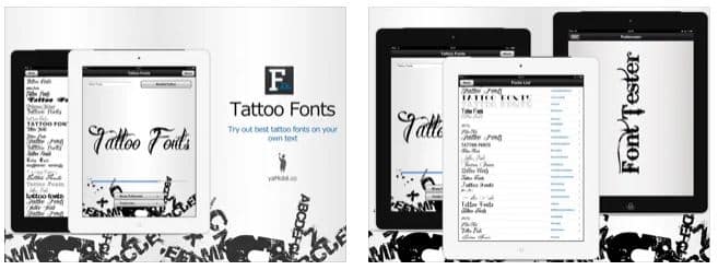 font untuk tato