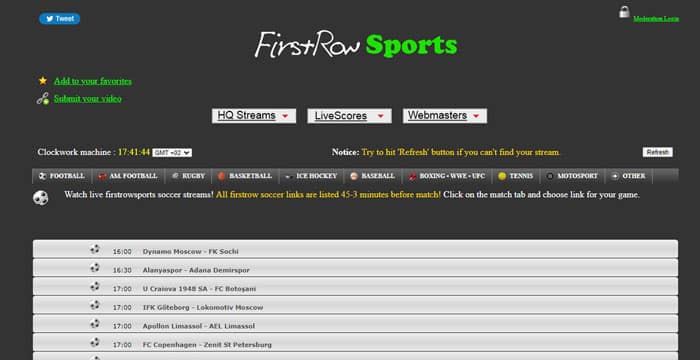 firstrow sports ver béisbol online