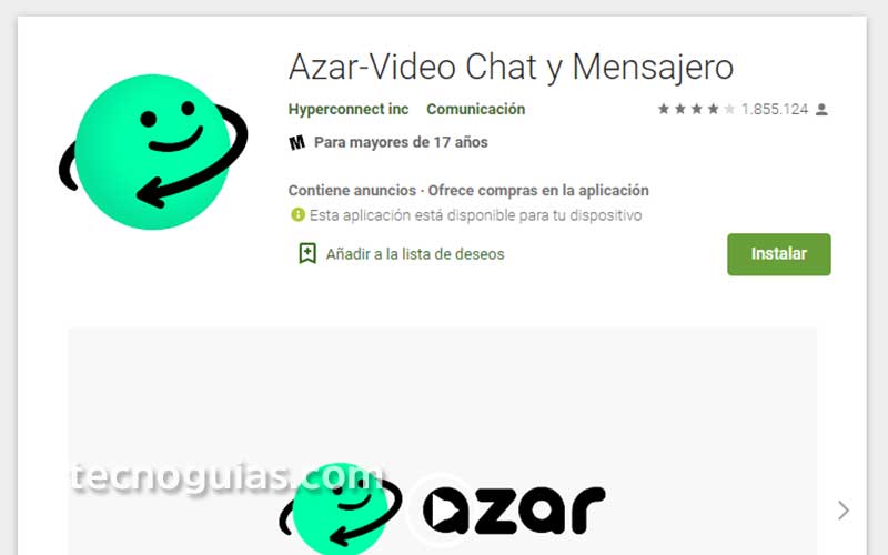 Azar video chat app