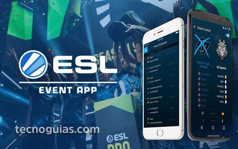 e-sports do aplicativo ESL
