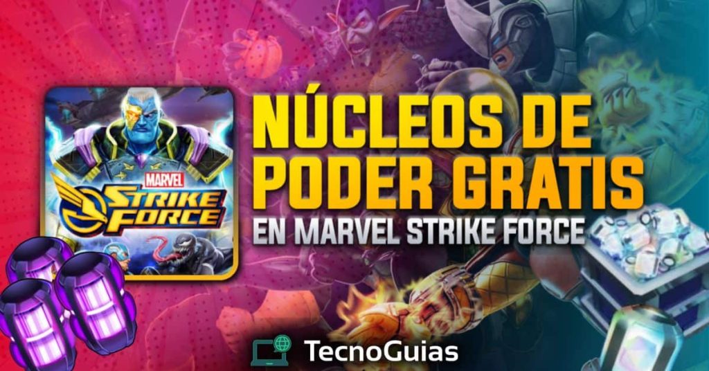 Marvel Strike Force Esferas ilimitadas e núcleos de energia