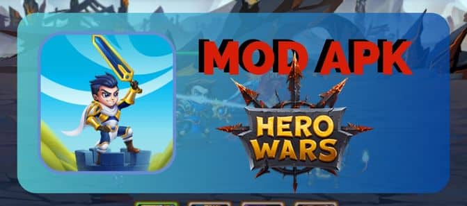 Baixe o apk mod hero wars