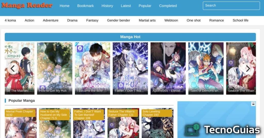 mejores paginas para leer manga online