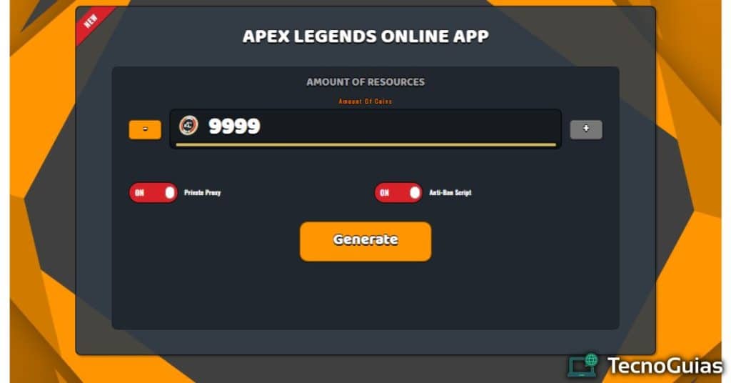 Apex Legends kostenloser Apex-Münzgenerator