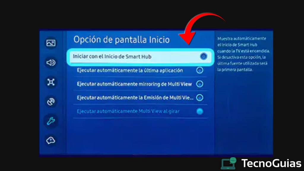 Desactivar Smart Hub en Smart TV Samsung