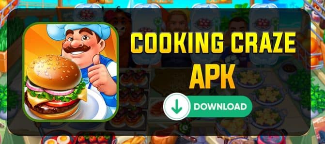 تنزيل لعبة Cooking Craze Mod Apk