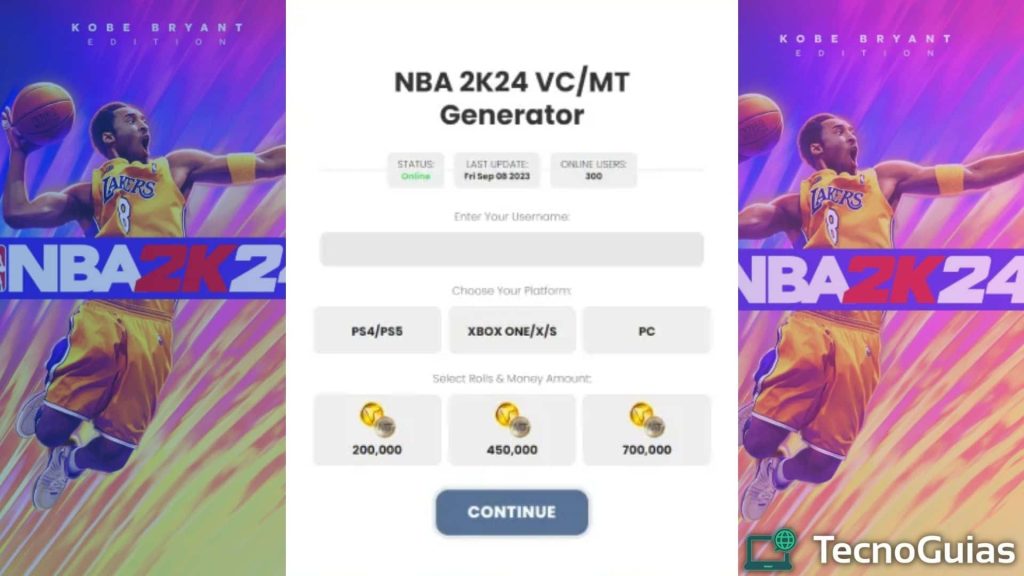 NBA 2K24 generador de vc ilimitado