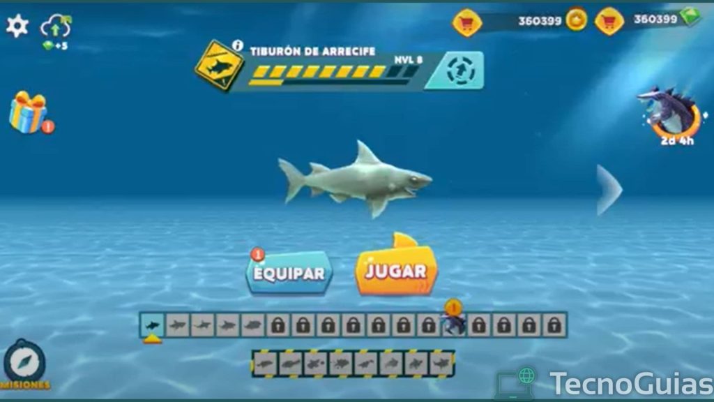Hungry Shark evolution gratis ædelstene