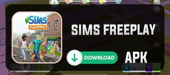 Apk z modą do gry Sims Freeplay